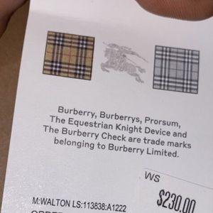 XXL Burberry shirt